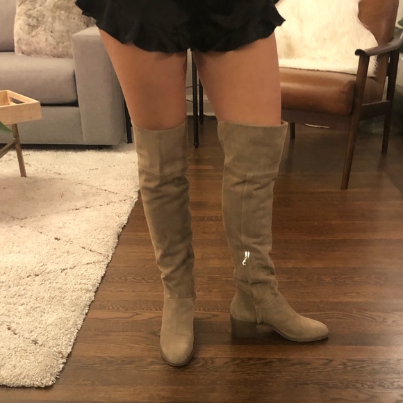 Rag & Bone over the knee suede boots - Picture 8 of 8